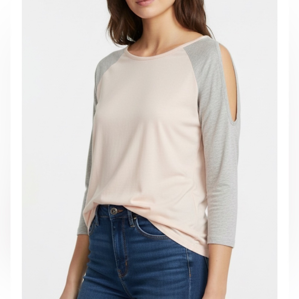 Calvin Klein jeans cold shoulder shirt L